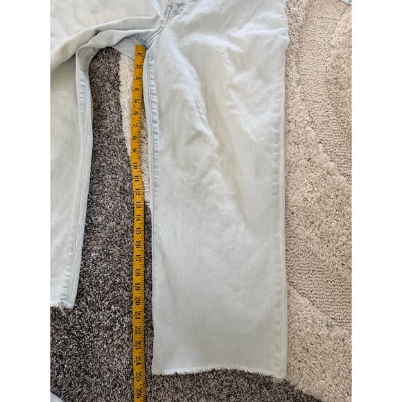 Madewell The Perfect Vintage Wide Leg Cropped Jean women's size 32 - Picture 8 of 8